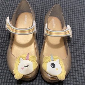 Mini Melissa unicorn Girl’s shoes Size 12